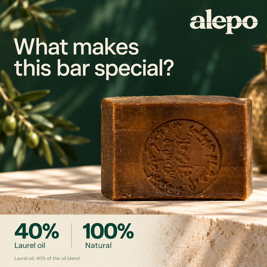 Aleppo Soap with 40% Laurel Oil