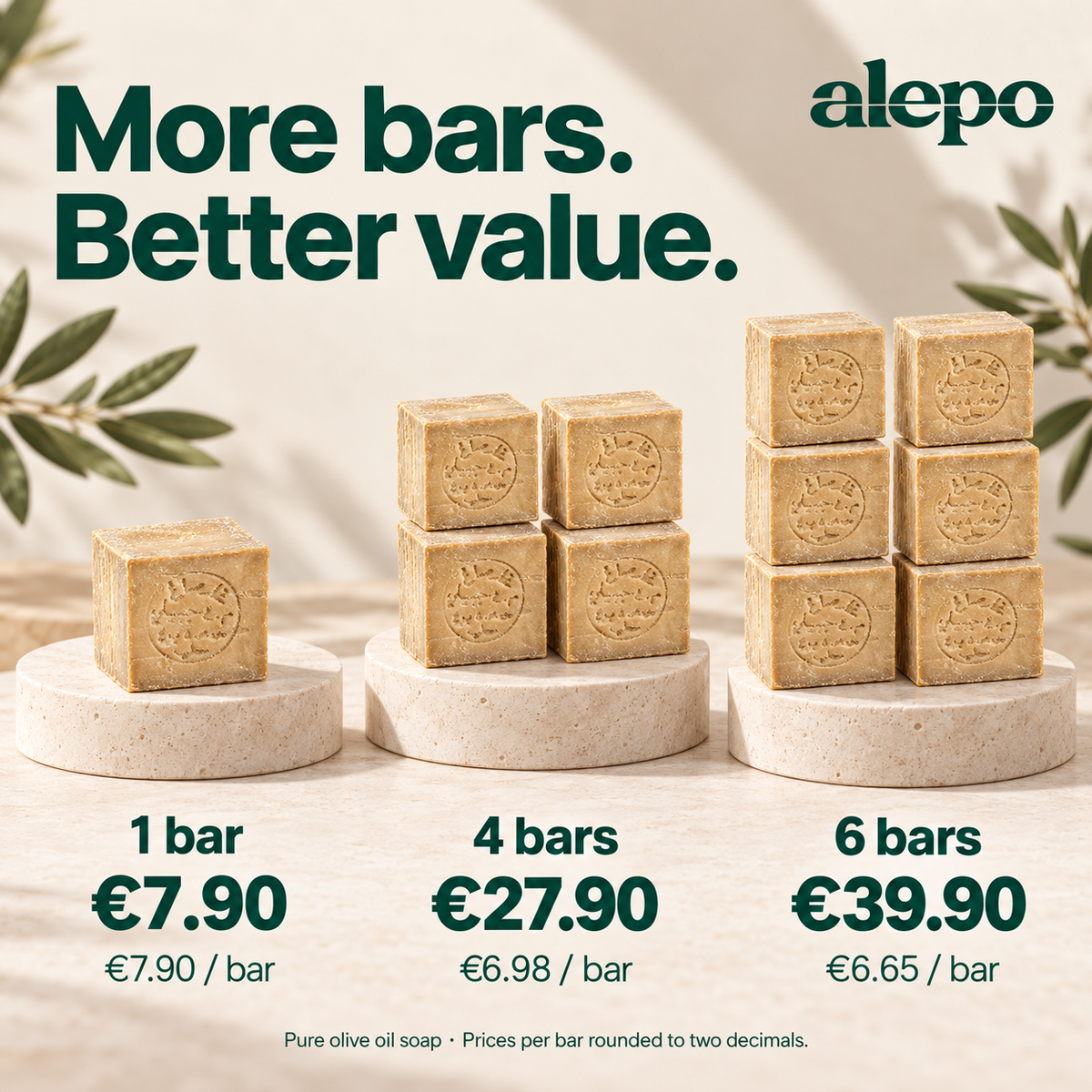 Aleppo Soap, Pure Olive Oil
