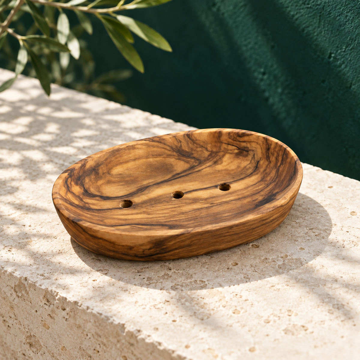Olive Wood Soap Dish