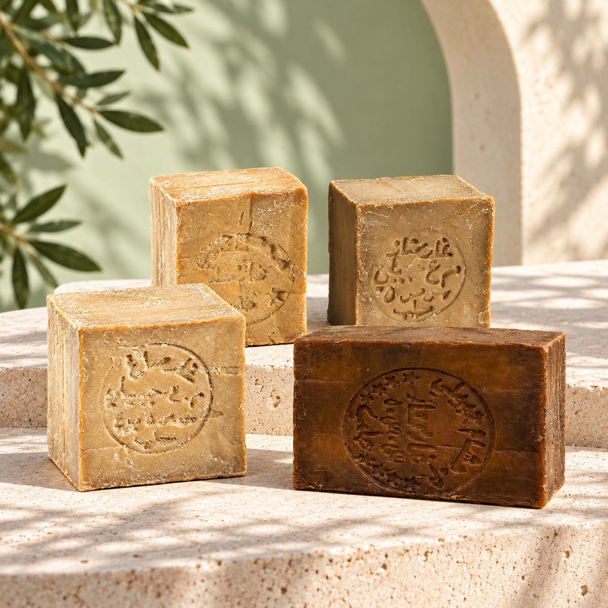 Aleppo Soap Discovery Set: All Four Bars