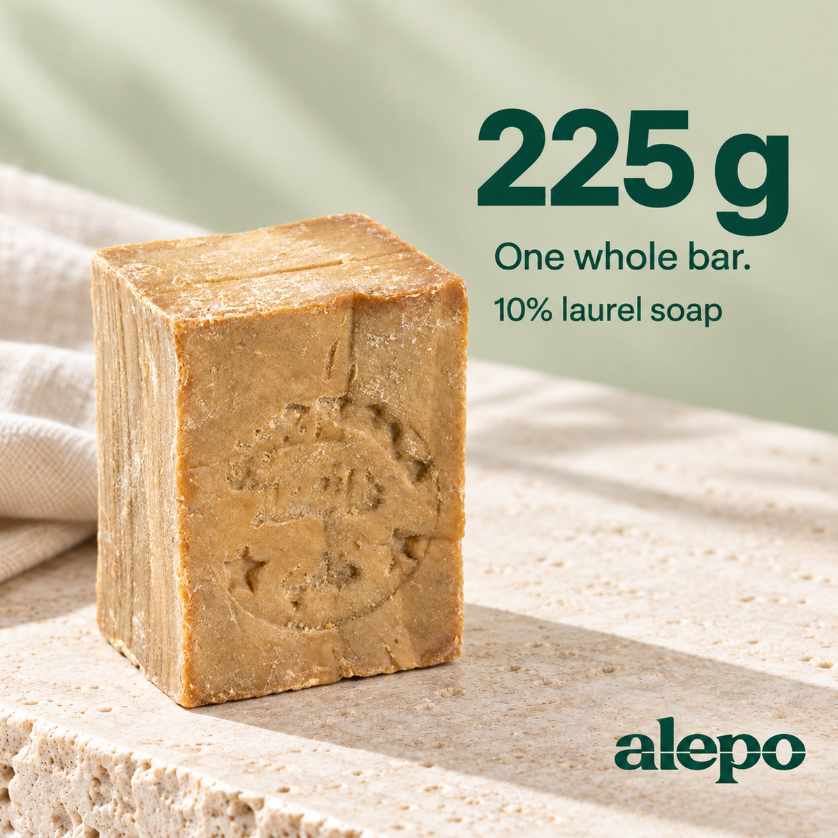 Aleppo Soap with 10% Laurel Oil