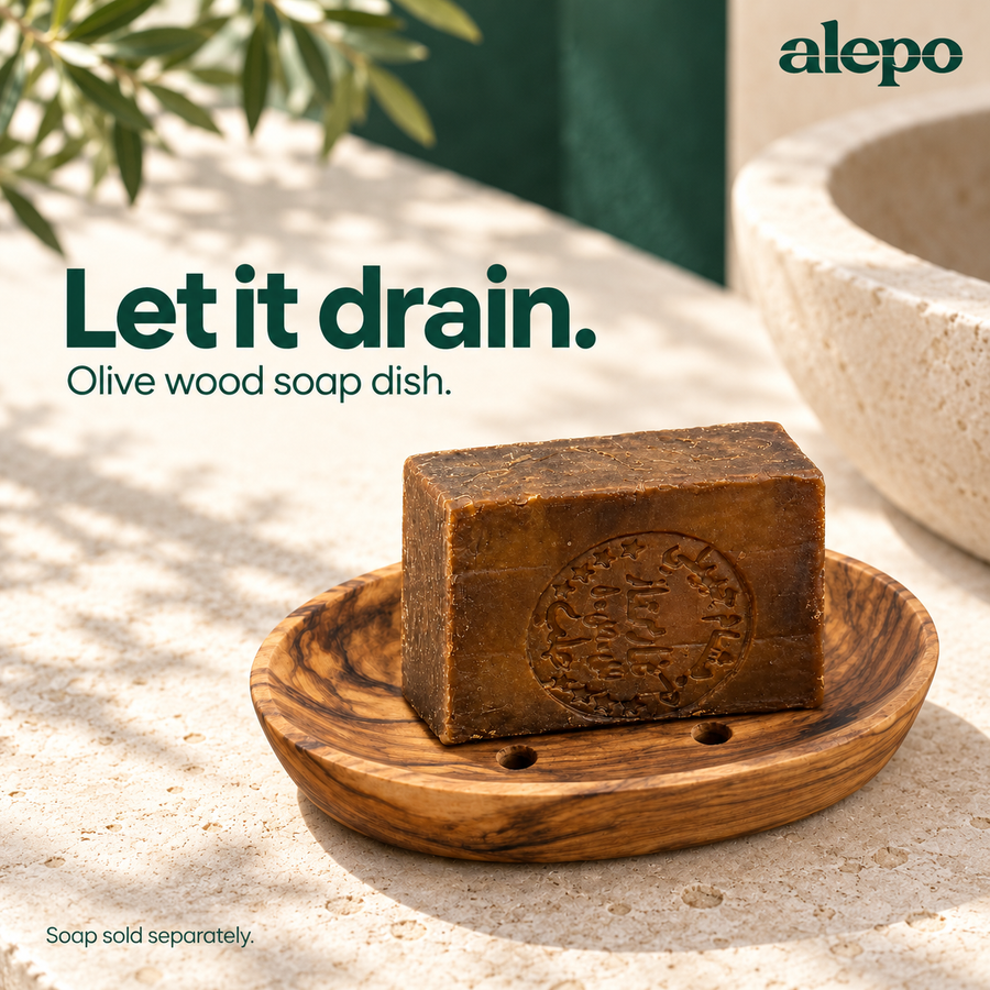 Olive Wood Soap Dish